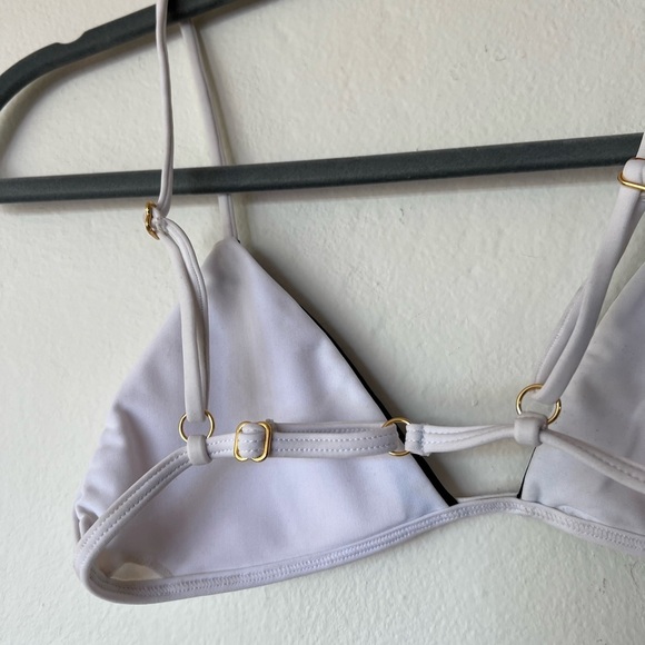 Issa de Mar black and white triangle cut bikini top - Picture 4 of 4